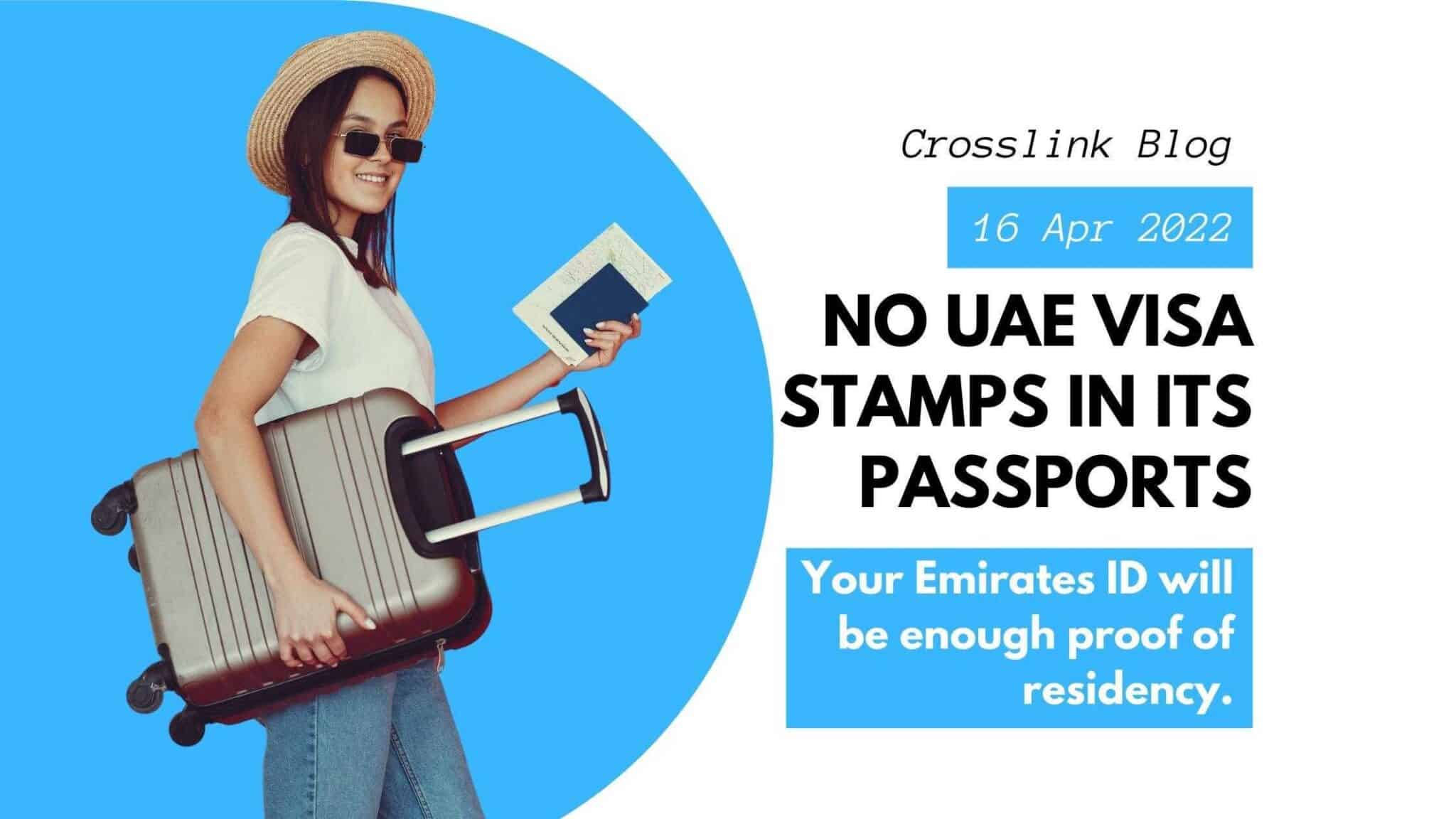 can i travel without visa stamping in uae